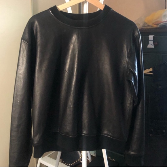 Alexander Wang ⚡️Leather top - Picture 3 of 6